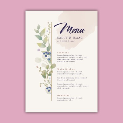 Wedding Menus